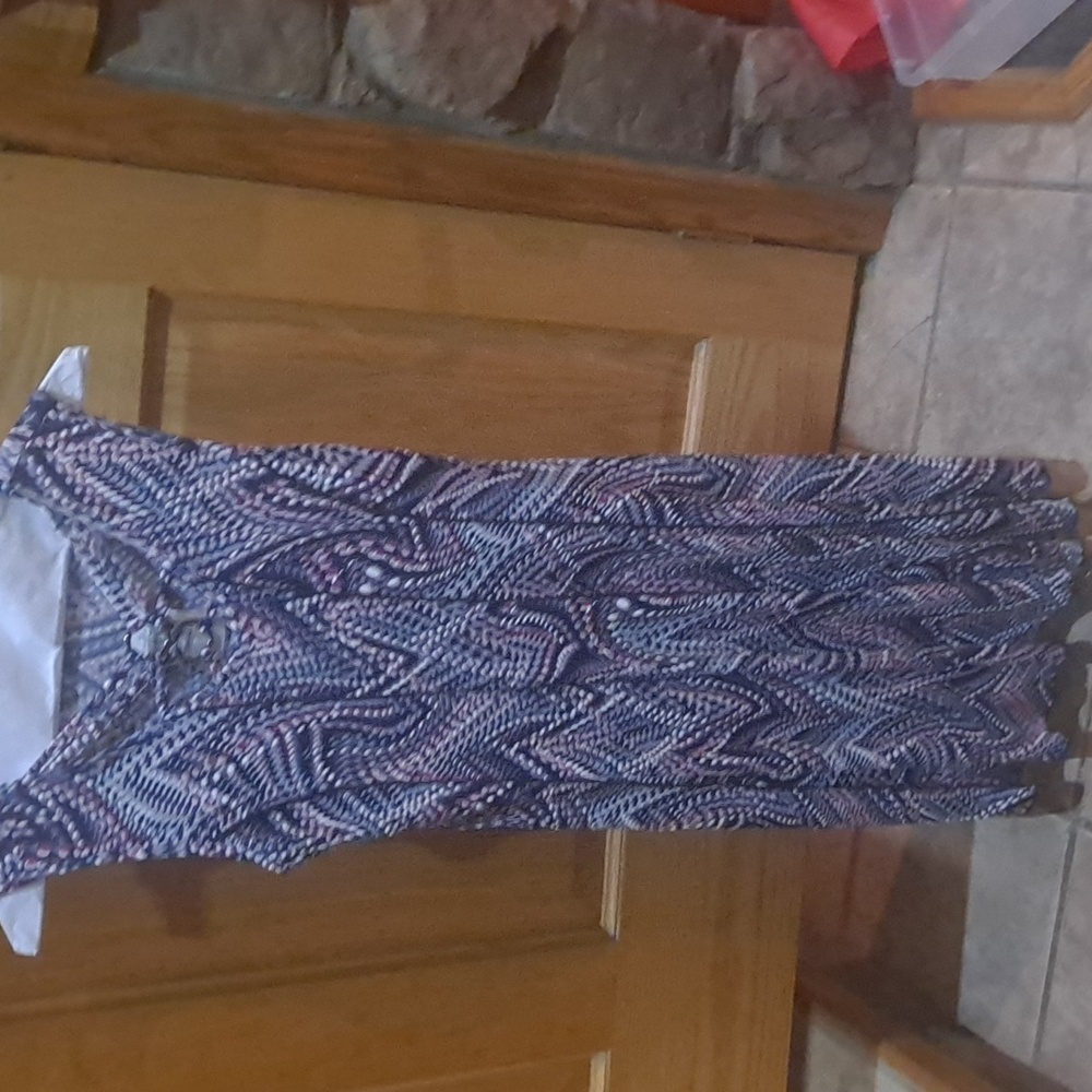 Sami &Jo New Sleeveless Patterned Dress
